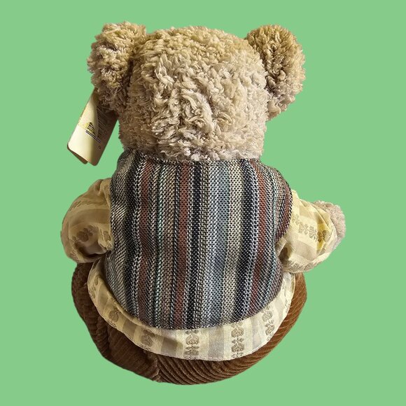 Jerry Elsner Velvet Touch Collection Teddy Bear Plush #1244 Daniel 8" Sitting - Picture 4 of 11